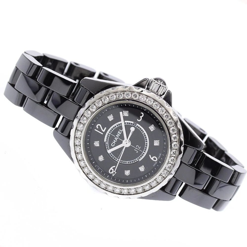 CHANEL J12 H2571 Diamond bezel 8P black Dial Quartz Ladies Watch_887904 - Picture 5 of 6